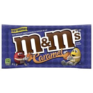 M&M'S CARAMEL CHOCOLATE CANDY 40 GR